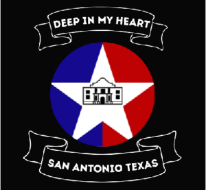 Deep In My Heart San Antonio Texas Black